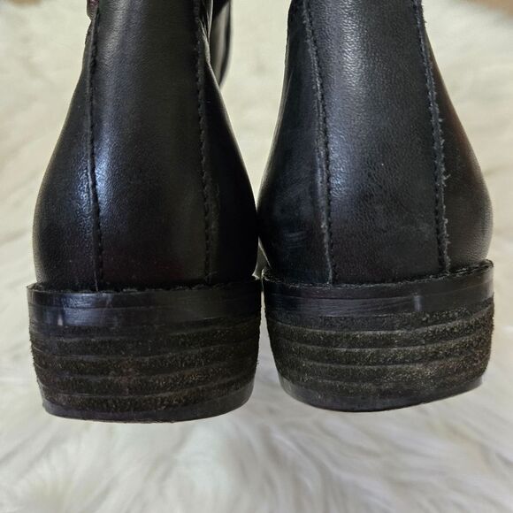 ARTURO CHIANG Black Leather Knee High Riding Boots Women's Size 9.5M - Picture 8 of 11